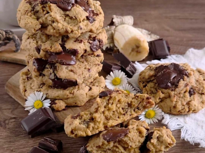 Recette Cookies Banane & Chocolat Ultra-Moelleux