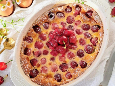 Recette : Le Clafoutis Suprême aux Cerises & Sa Compotée Minute
