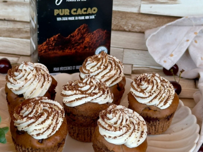 Recette Muffins Façon Forêt-Noire (Chocolat & Cerise)