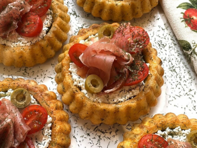 Recette  Mini Tartelettes Salées Renversées