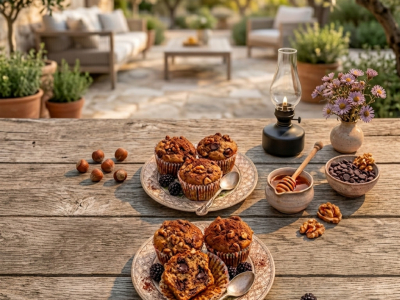 Recette Muffins Moelleux Noisette & Éclats de Chocolat Noir
