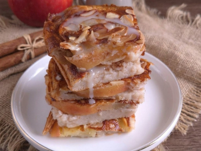 Crêpes Soufflées Pommes Ricotta Sans Gluten Prêtes en 15 min