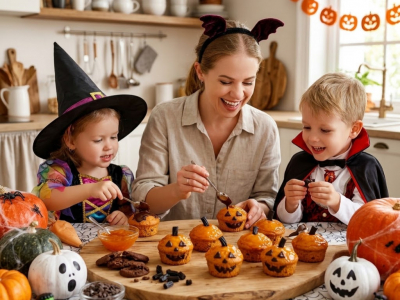 Recette Gâteau Halloween Carotte Cake : Les Monstres Citrouilles au Cœur Fondant