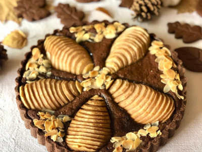 Recette Tarte Bourdaloue Chocolat-Poire